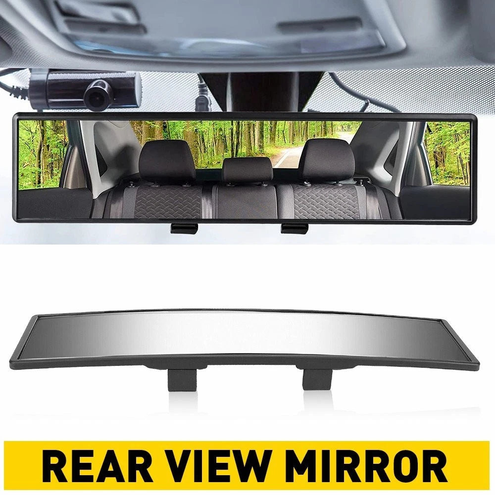 270MM Wide Convex Clip-On Rear View Tint Mirror - Universal Fit