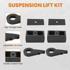 3" Front 3" Rear Lift Kit for Chevy Silverado GMC Sierra 1500 4WD (1999–2006)