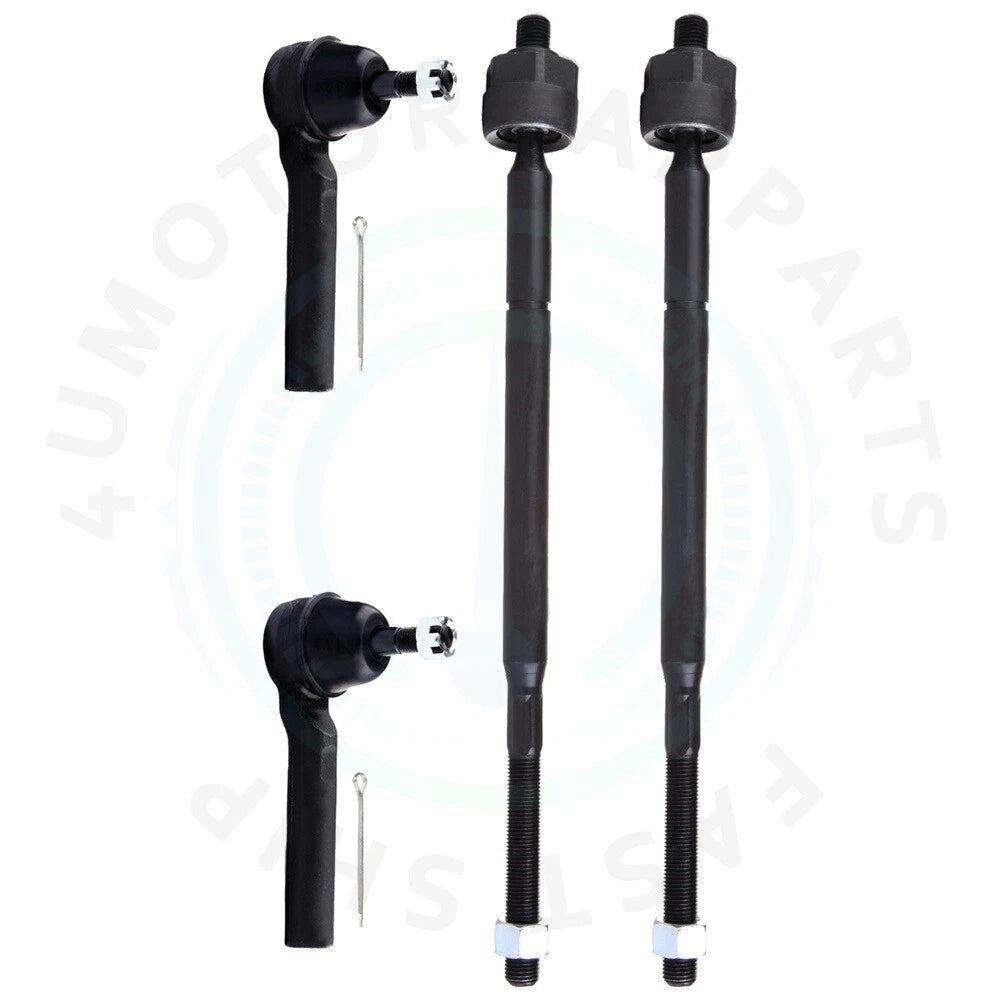 Set of 4 Tie Rod Ends for Chrysler Dodge Volkswagen 
