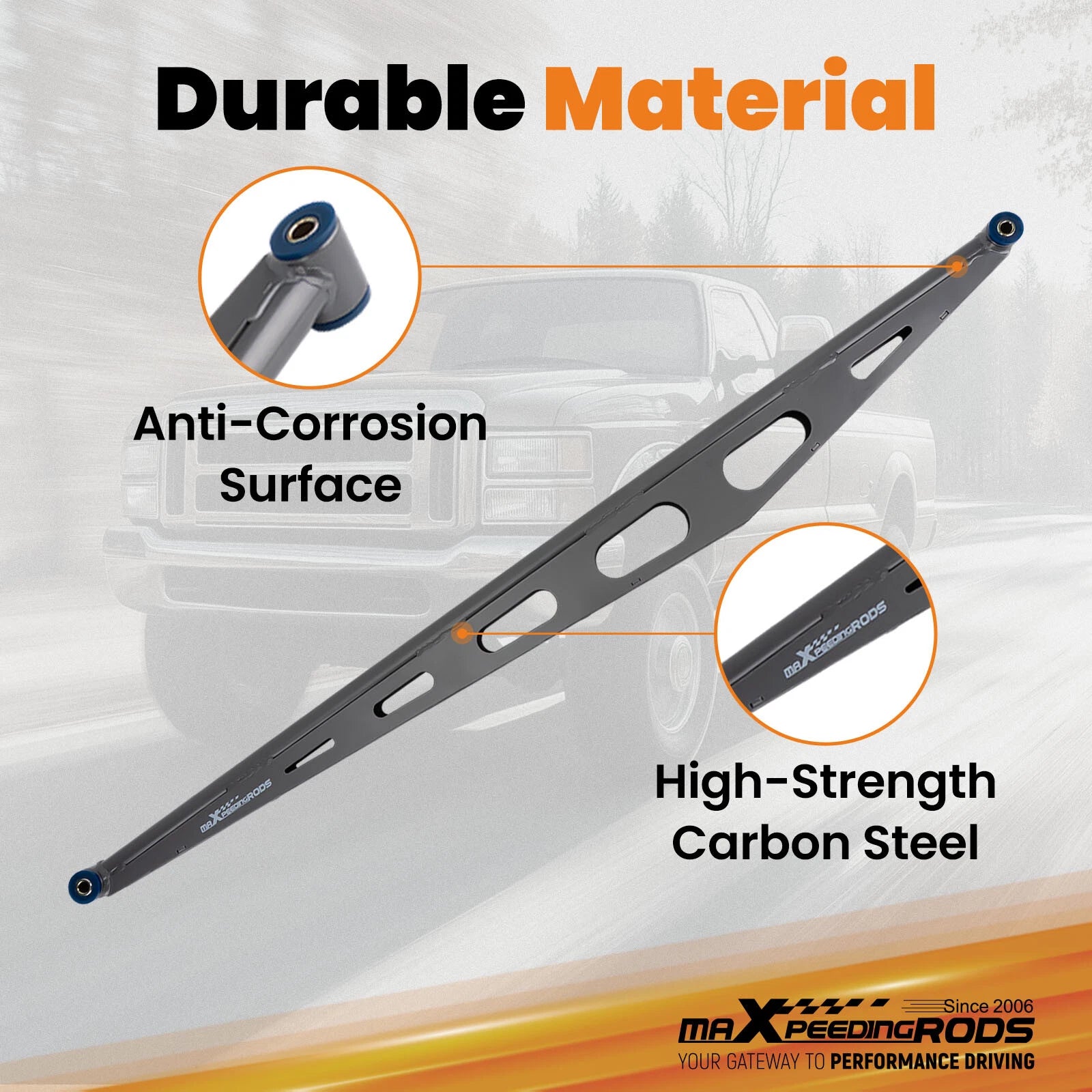 Rear Truck Ladder Bars Mounting Brackets for Ford F250 (1999–2004)