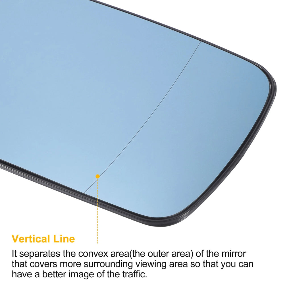 Right Side Heated Blue Glass Mirror for BMW 3 Series E30 E36