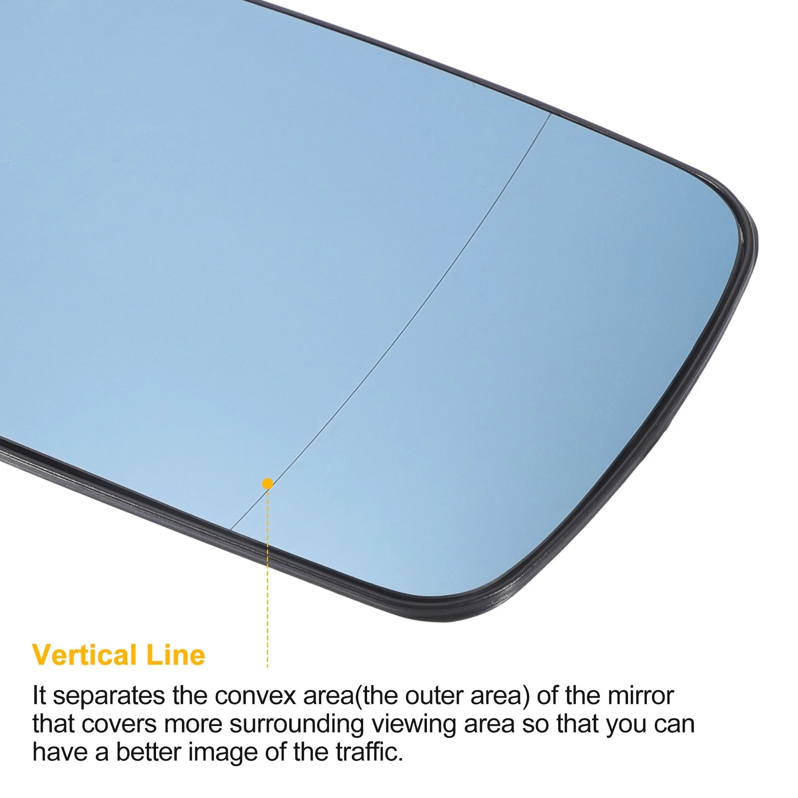 Right Side Heated Blue Glass Mirror for BMW 3 Series E30 E36