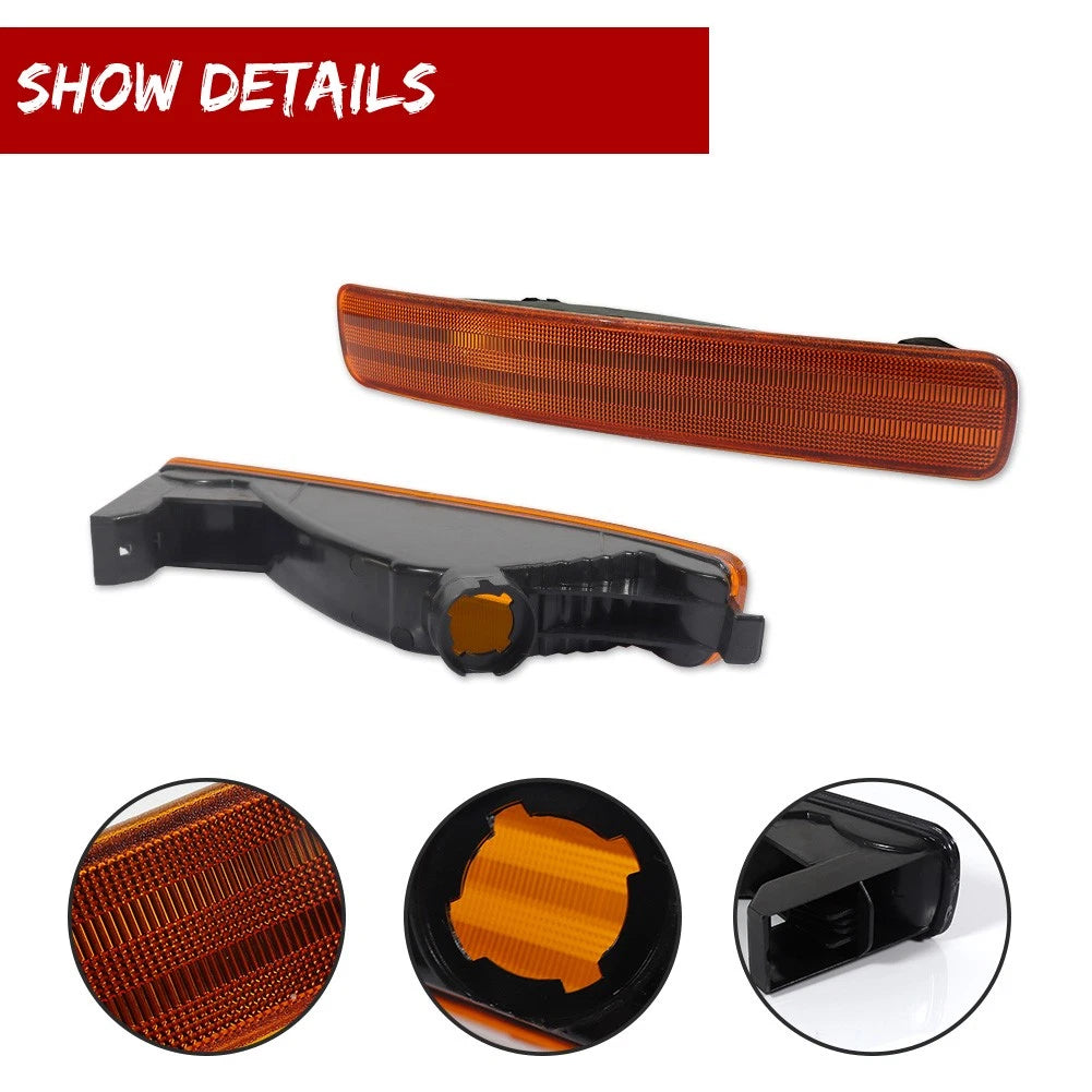 Front Bumper Signal Lights for Honda Accord 1996–1997 Amber