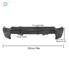 Black Front Bumper for Chevrolet Silverado 2500 HD 3500 HD (2020–2023)