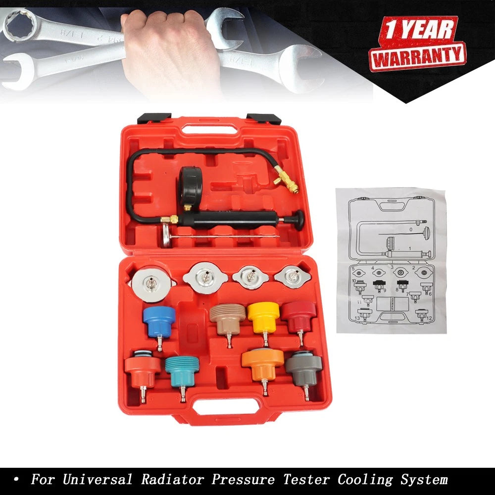 Radiator Pressure Tester for Universal Cooling System