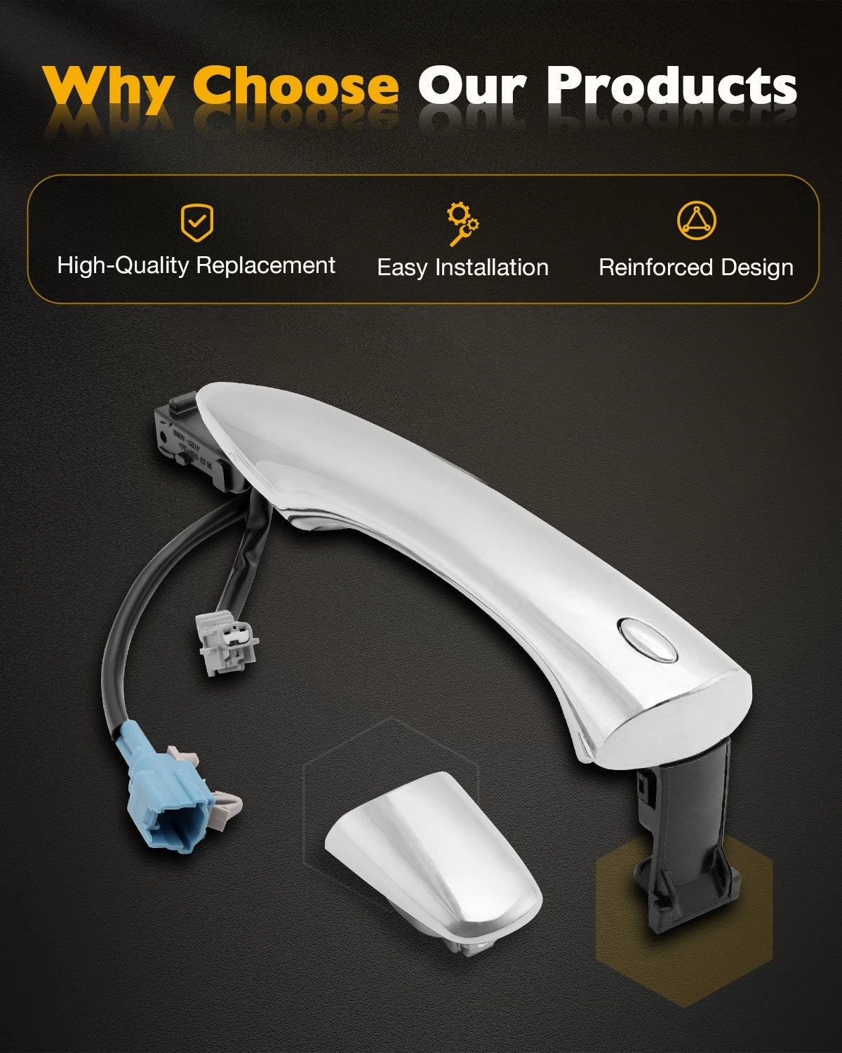Exterior Passenger Door Handle for Infiniti (2008-2020) with Smart Keyless Entry