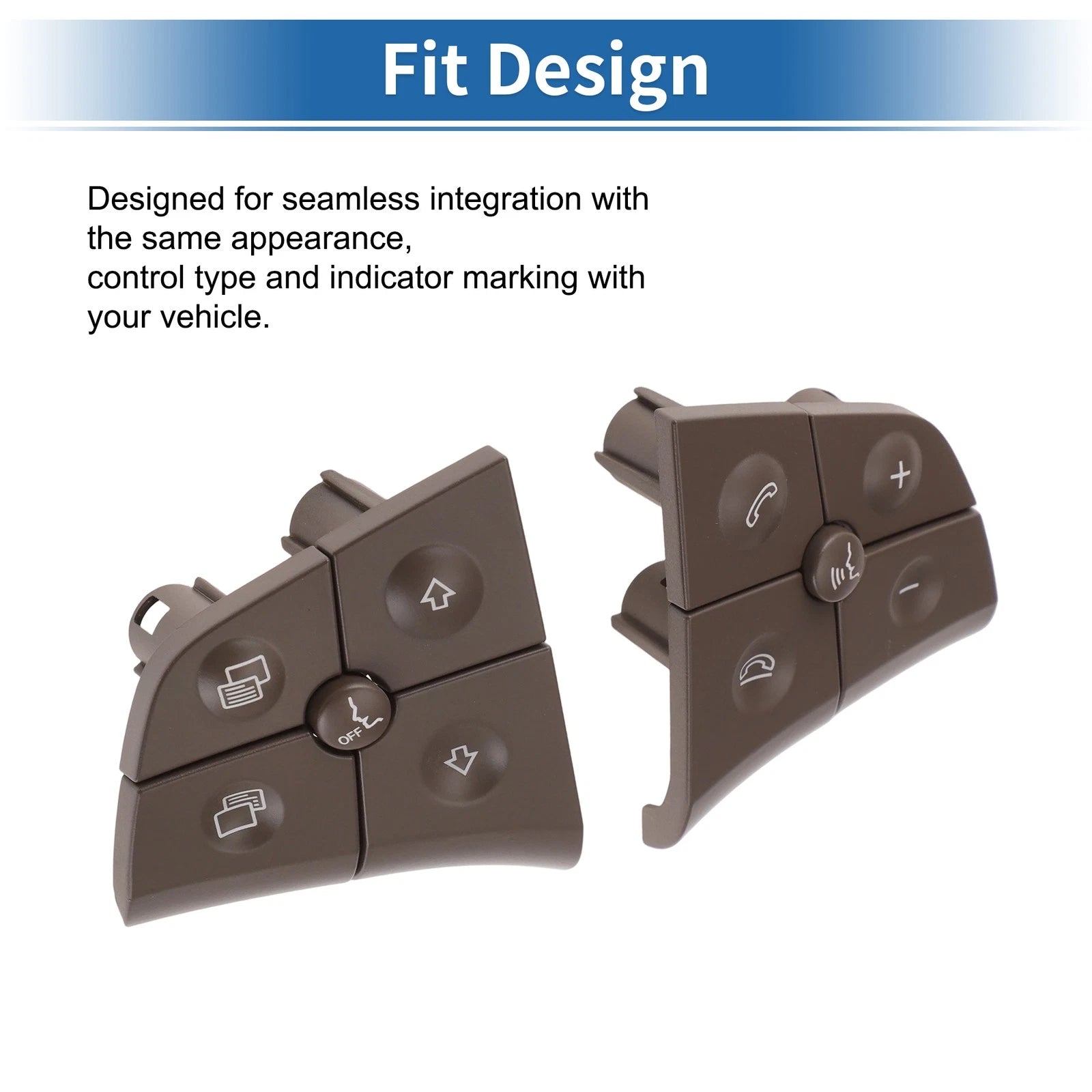 Steering Wheel Buttons Set of 10 for Mercedes-Benz (No. 1648207910)