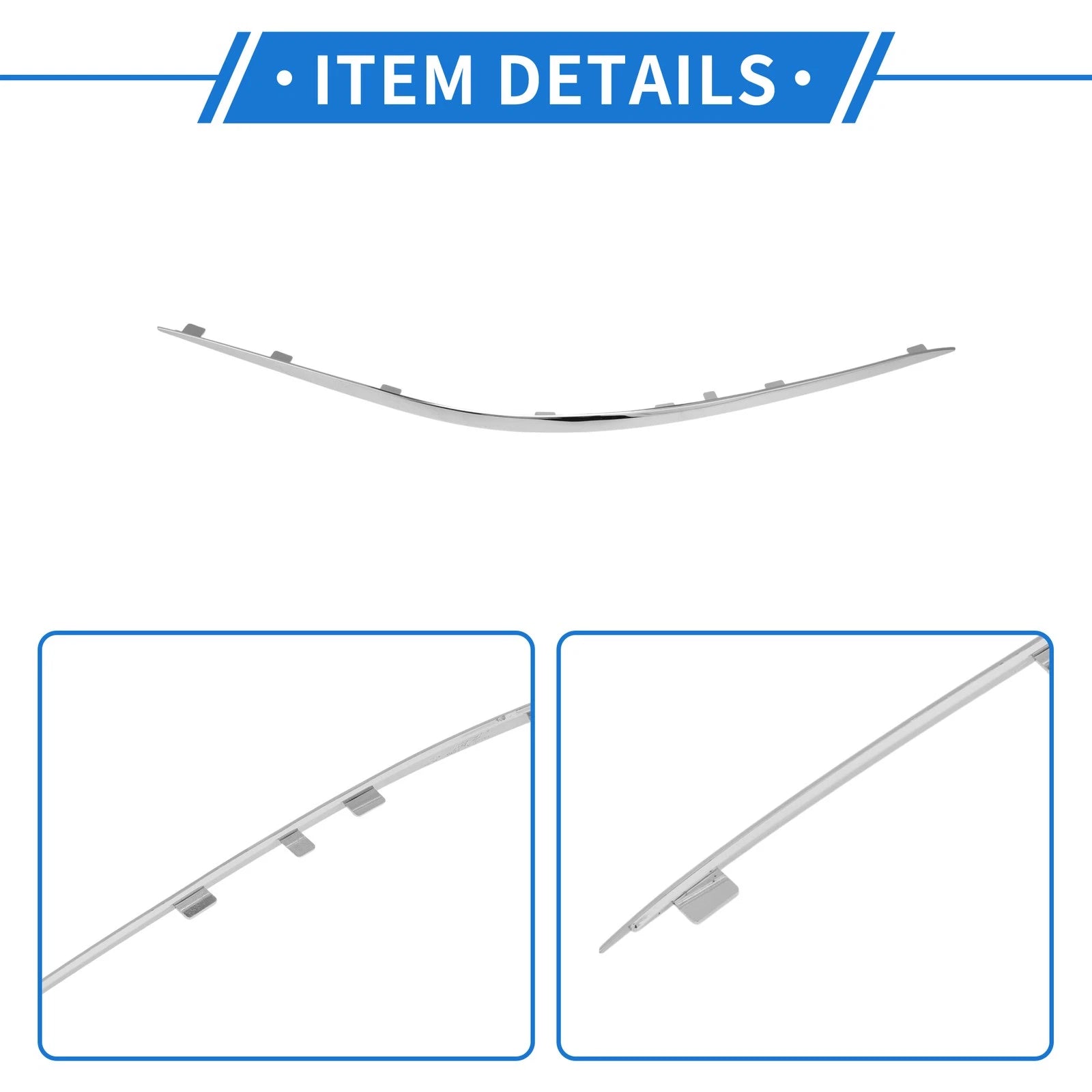 Bumper Grille Trim Garnish No. 2118852421 for Mercedes-Benz E-Class (2005–2008)
