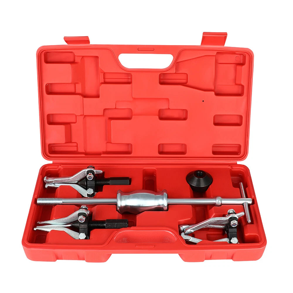 3 Jaw Bearing Puller Set with Slide Hammer for Universal Use (Tool Kit)