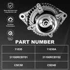 Alternator for Honda Accord 2004–2007 3.0L V6 130Amp 11030