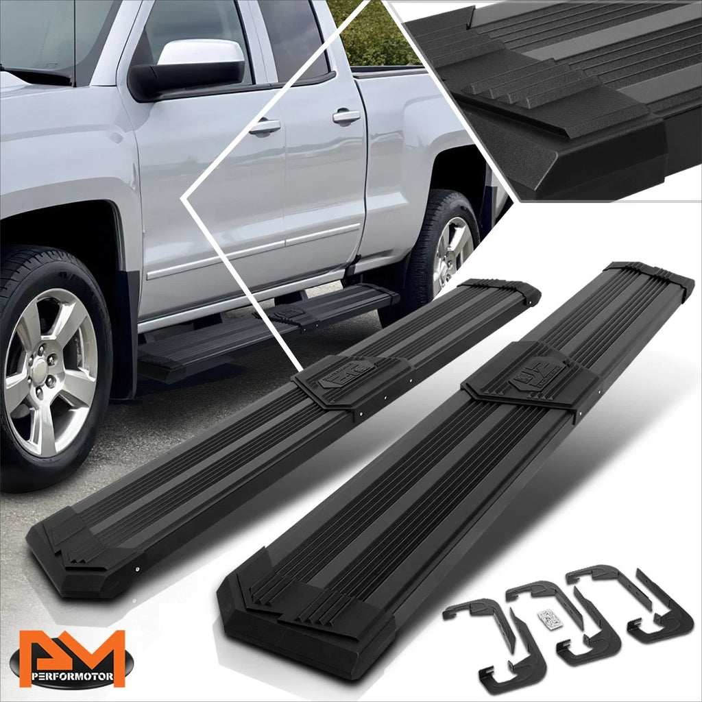 J2 10" Ridged Step Pad Running Board for Silverado/Sierra EXT Cab (2007–2019)