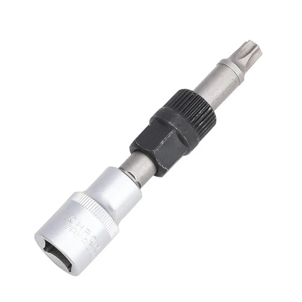 Clutch Pulley Removal Tool Accessory for Alternator Black Silver M10/T50 Metal