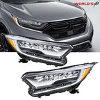 Set of 2 LED Headlights for Honda CR-V (2017–2022)