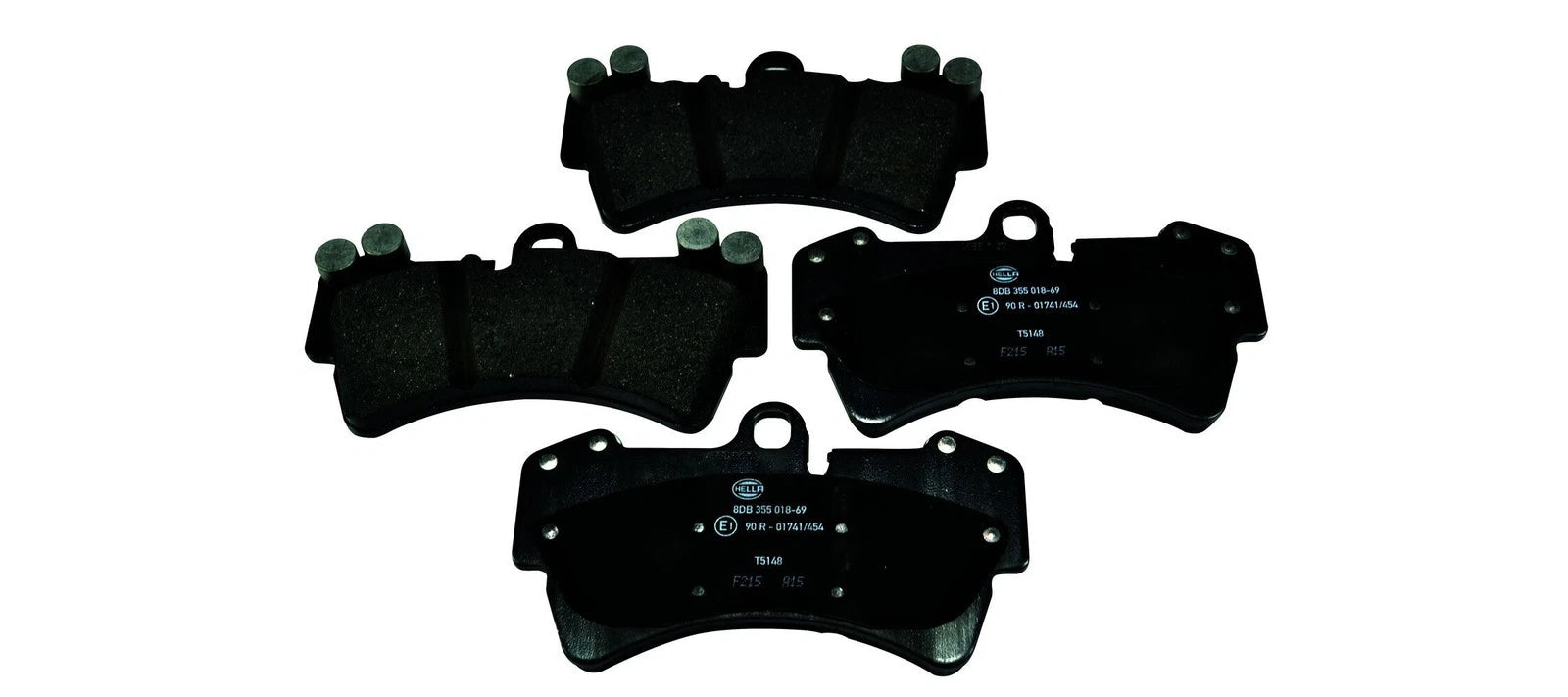 Set of 4 Hella Pagid Front Disc Brake Pads for Audi Q7, Porsche Cayenne (2007–2021)