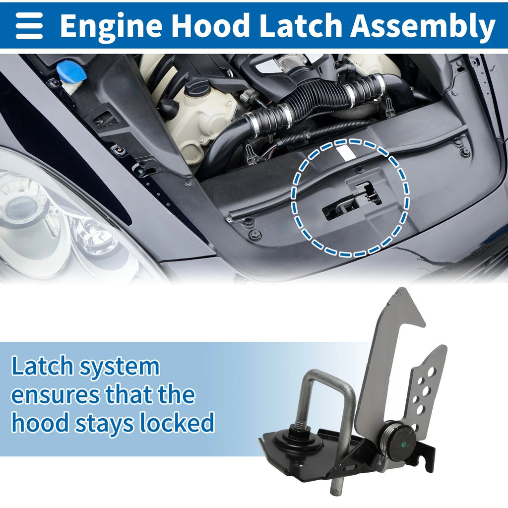 Hood Latch Assembly for BMW 528i (2009–2011) No. 51237183763