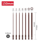 Magnetic Hex Head Screwdriver Bits for Secure Screwdriving