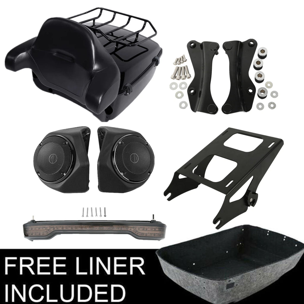 Trunk Light Speakers Rack Pad for Harley Electra Glide (2014–2025)
