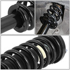 Set of 2 Front Black Struts with Coil Spring Assembly for Acura TL TSX Honda Accord (2003–2008)