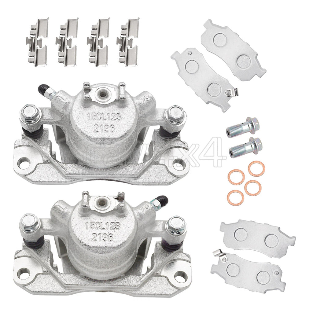 Front Brake Calipers + Ceramic Pads for Honda Big Red 700 MUV700 (2009–2013)