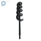 3" × 24" Solid Earth Auger Drill Bits for Garden Planter