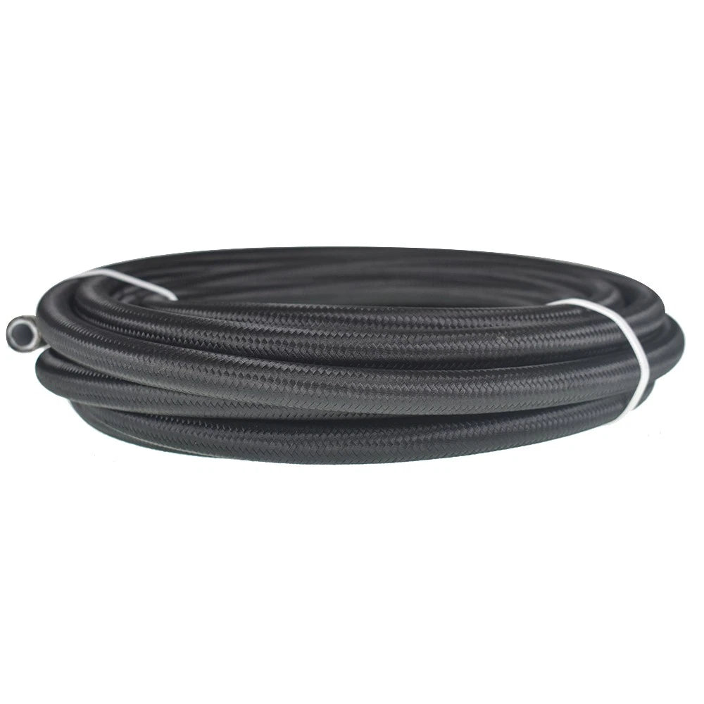 8AN Braided Oil Fuel Hose Line for Universal Applications (20 Feet)