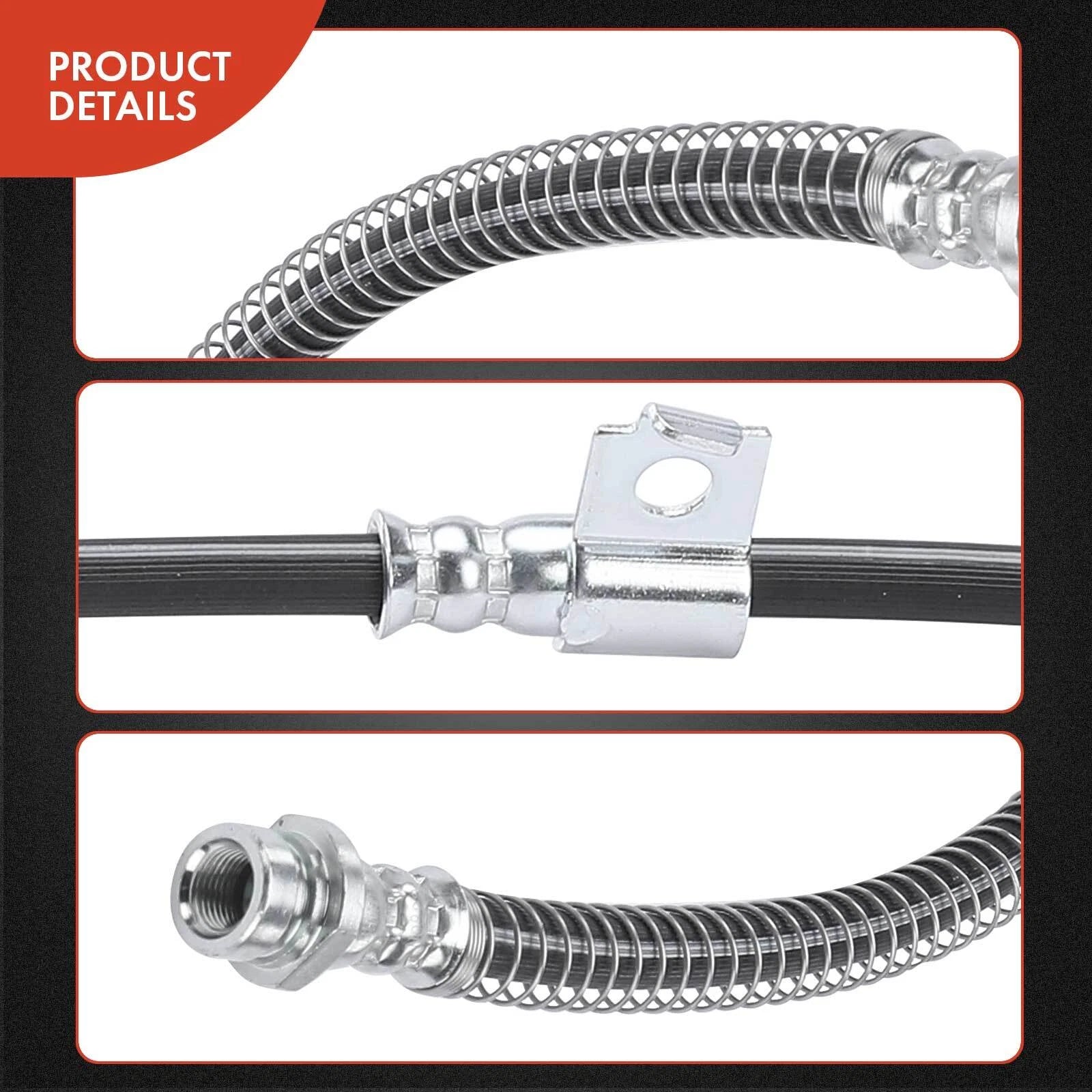 Front Left Brake Hydraulic Hose for Hyundai Sonata (1999–2005) Kia Optima