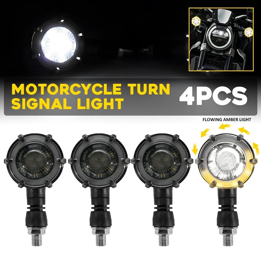 4X LED Turn Signal Lights for Suzuki Intruder Volusia VS VL 700 750 800 1400