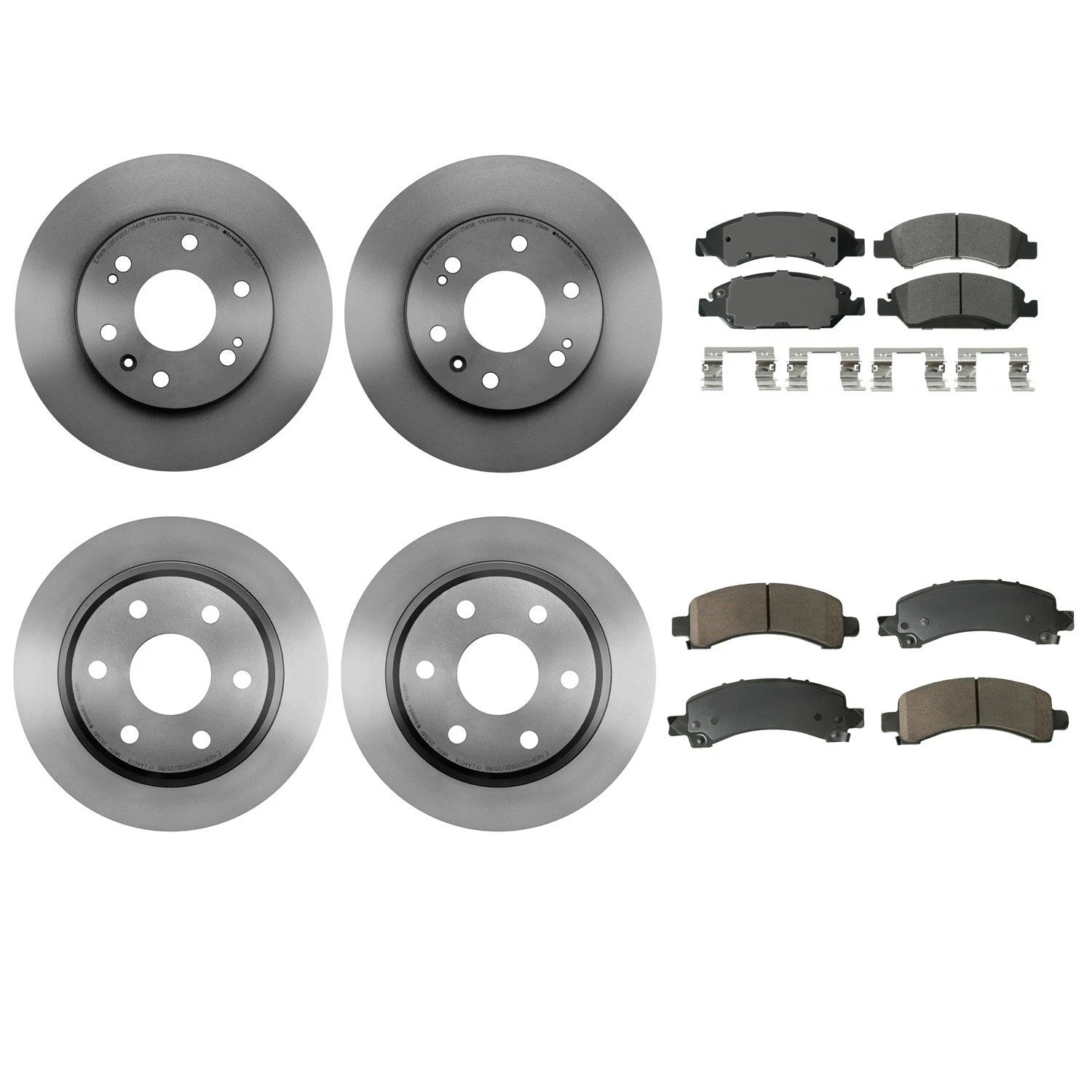 Brake Kit Rotors Pads for Chevrolet Express 1500, GMC Savana 1500 (2003–2023)