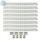 24" Steel E Track Tie Down Rail Kit for Secure Cargo