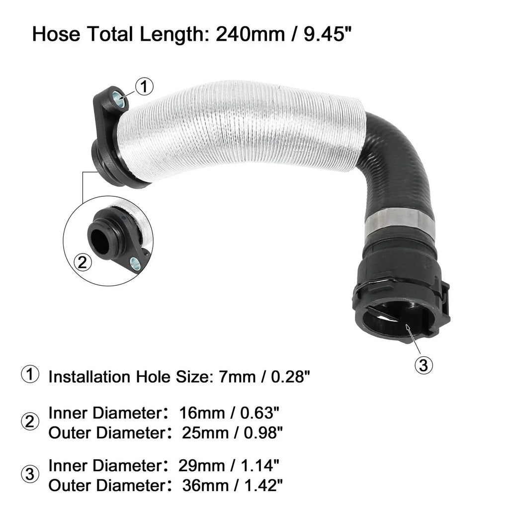 Radiator Coolant Water Hose for BMW 320i (2004 - 2005)