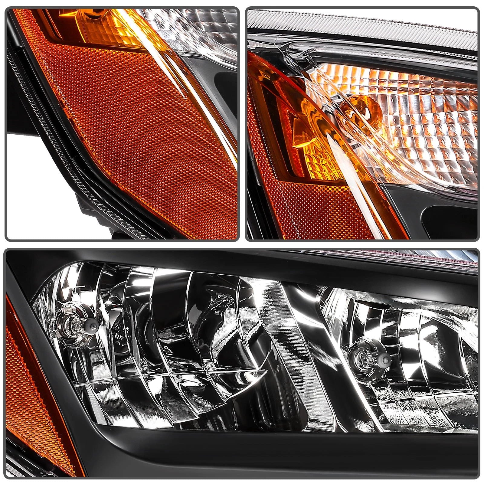 Pair Halogen Headlight Assemblies for Freightliner Cascadia (2018-2026)