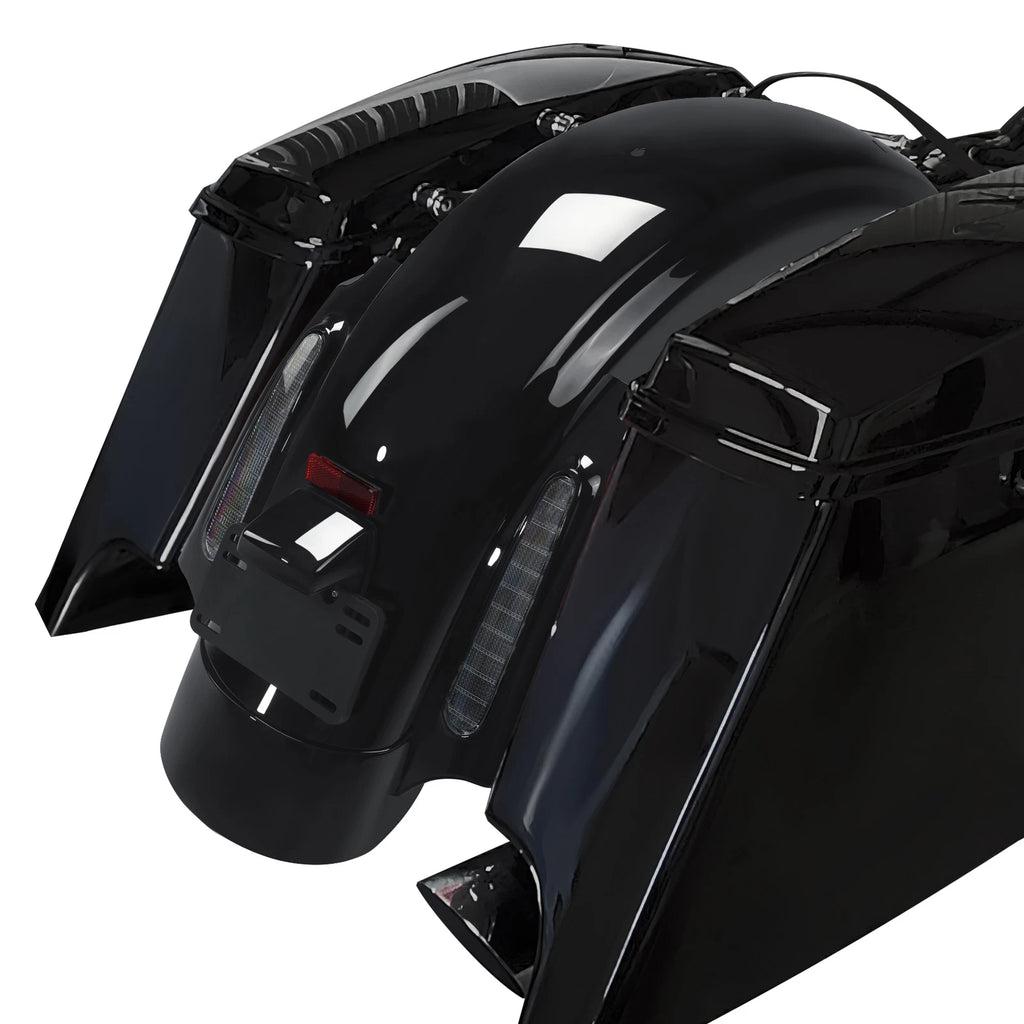 5" Stretched Saddlebags & Rear Fender for Harley CVO Touring Road King (2009–2013)