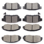 Set of 8 Ceramic Brake Pads for Honda Civic Si Coupe (1999–2000)