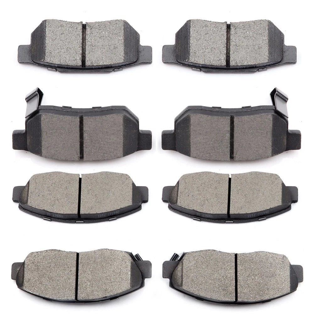 Set of 8 Ceramic Brake Pads for Honda Civic Si Coupe (1999–2000)