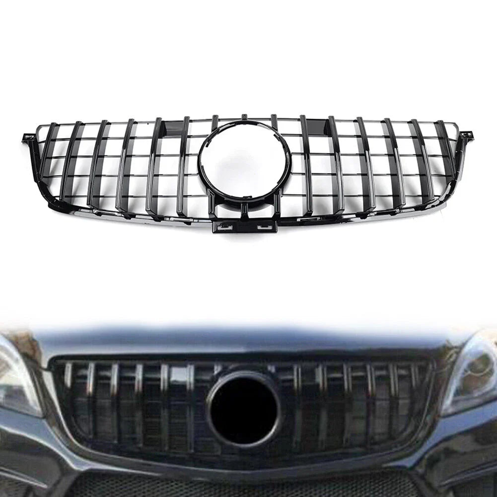 GTR Style Front Bumper Radiator Hood Grille for Benz ML Class W166 (2012-2015)