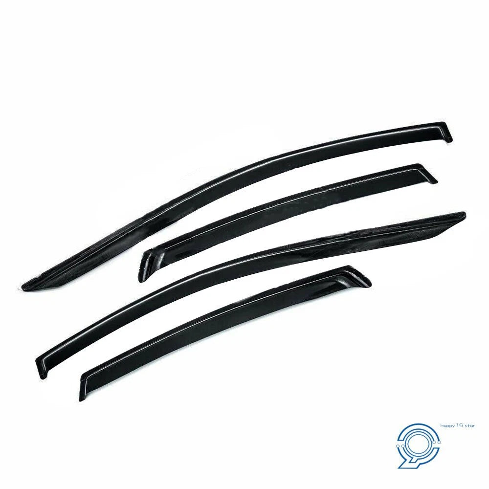 Set of 4 Window Visors for Nissan Altima (2013–2018) ABS Smoke Tint