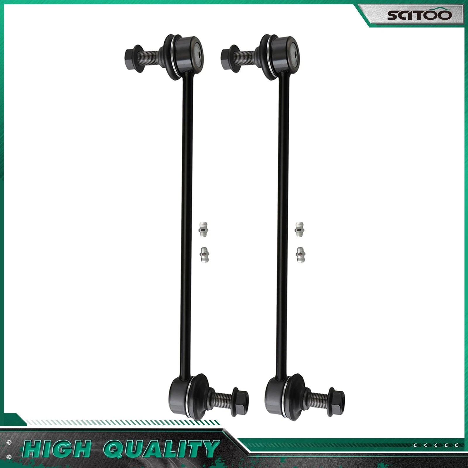 Front Struts w/ Spring & Rear Shocks Sway Bars Kit for Hyundai Elantra (2011–2016)