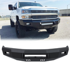 Steel Front Bumper for Ford F250 F350 Super Duty (2008–2010) Black Powder Coated