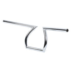 Chrome 1" Z Bars 8-3/4" Rise for Honda CB650 CB750 CB900 (1979–1982)