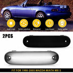 2Pcs Smoked Lens Side Marker Signal Light for Mazda Miata MX-5 (1990–2005)