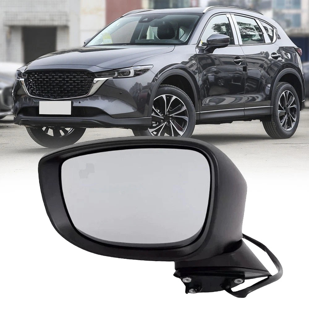 Left Driver Side Mirror for Mazda CX-5 (2017–2022) 7 Pin Blind Spot