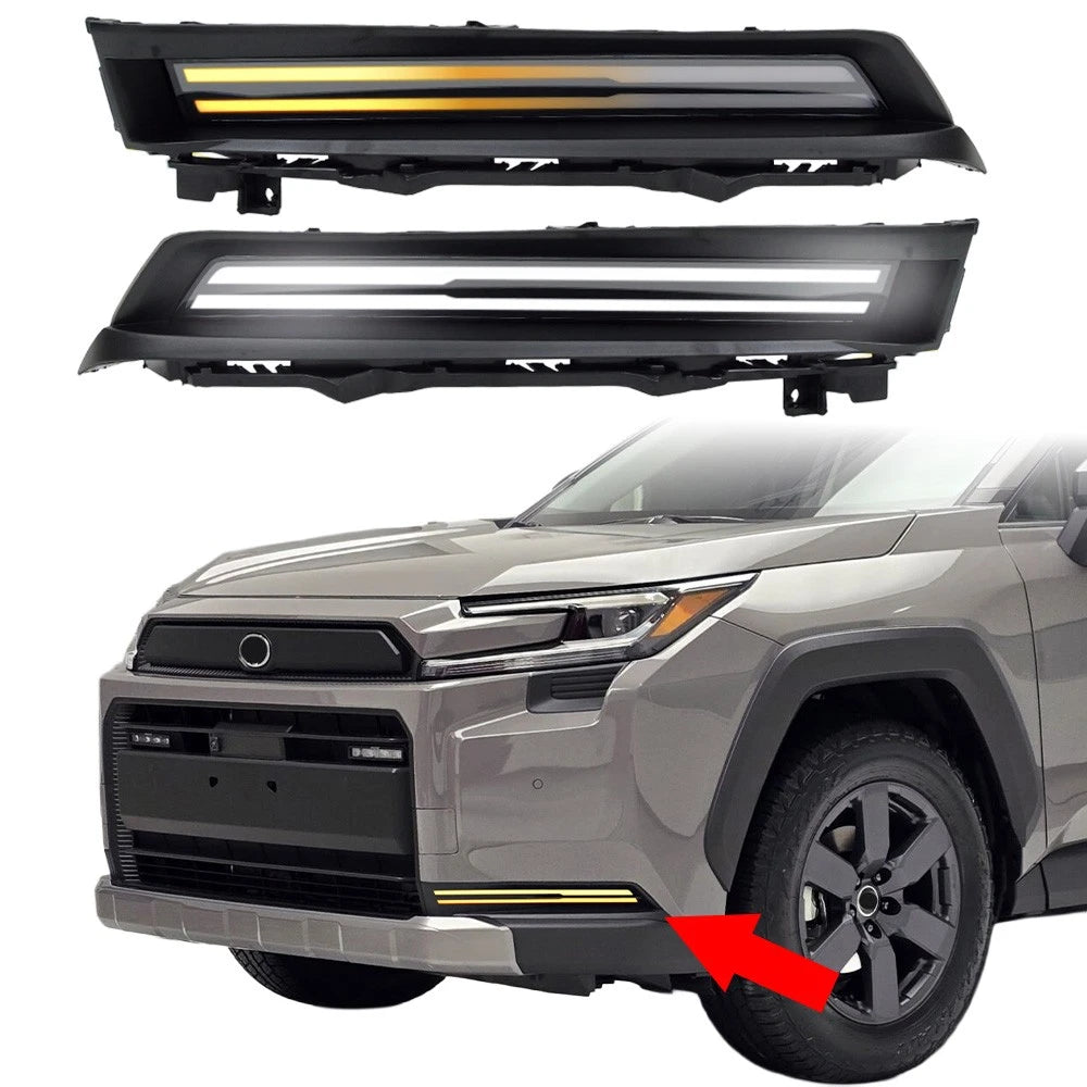 Front Bumper LED DRL Daytime Running Lights for Toyota RAV4 (2026–2026)