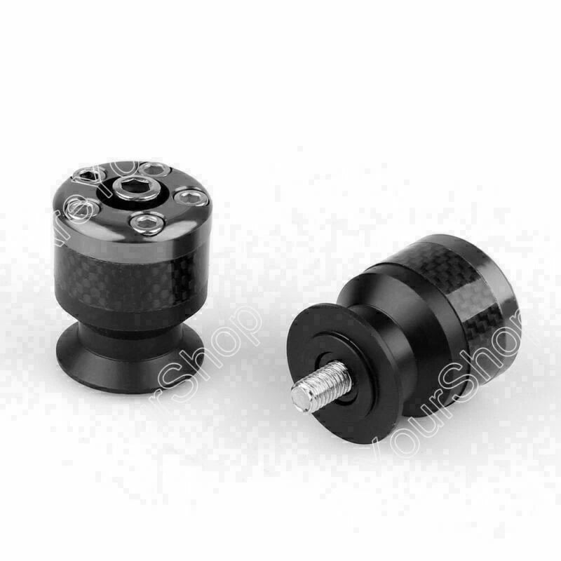CNC Carbon Fiber 8mm Swingarm Sliders Spools for Universal Motorcycle
