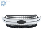 Lariat Style Front Bumper Grille for Ford F-150 (2018-2020) Chrome Trim