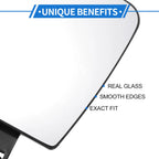 Driver Side Upper Mirror Glass Replacement for Ford E150 (2004–2014)