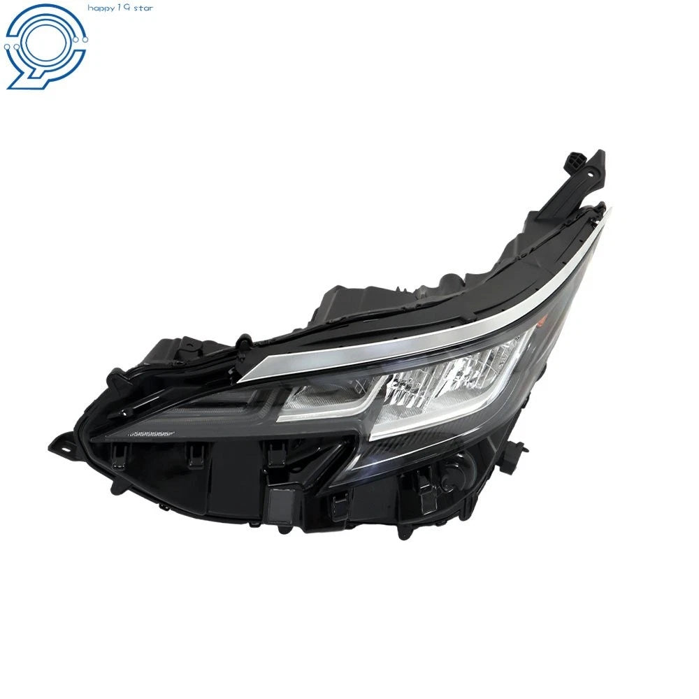 Left Headlight for Toyota Sienna (2021–2022) LED Chrome Bezel