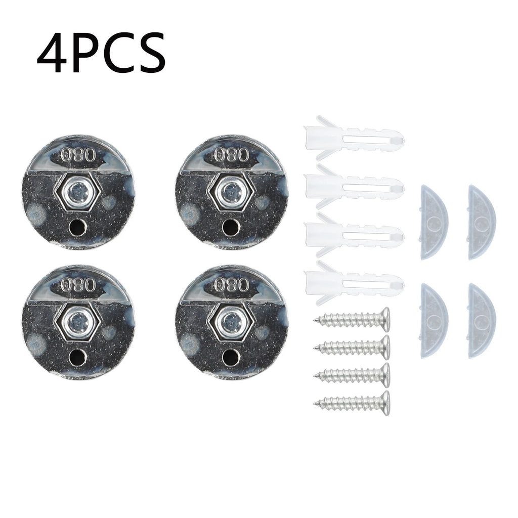 Set of 4 Mirror Clips for Dressing Tables (No Drilling Required)