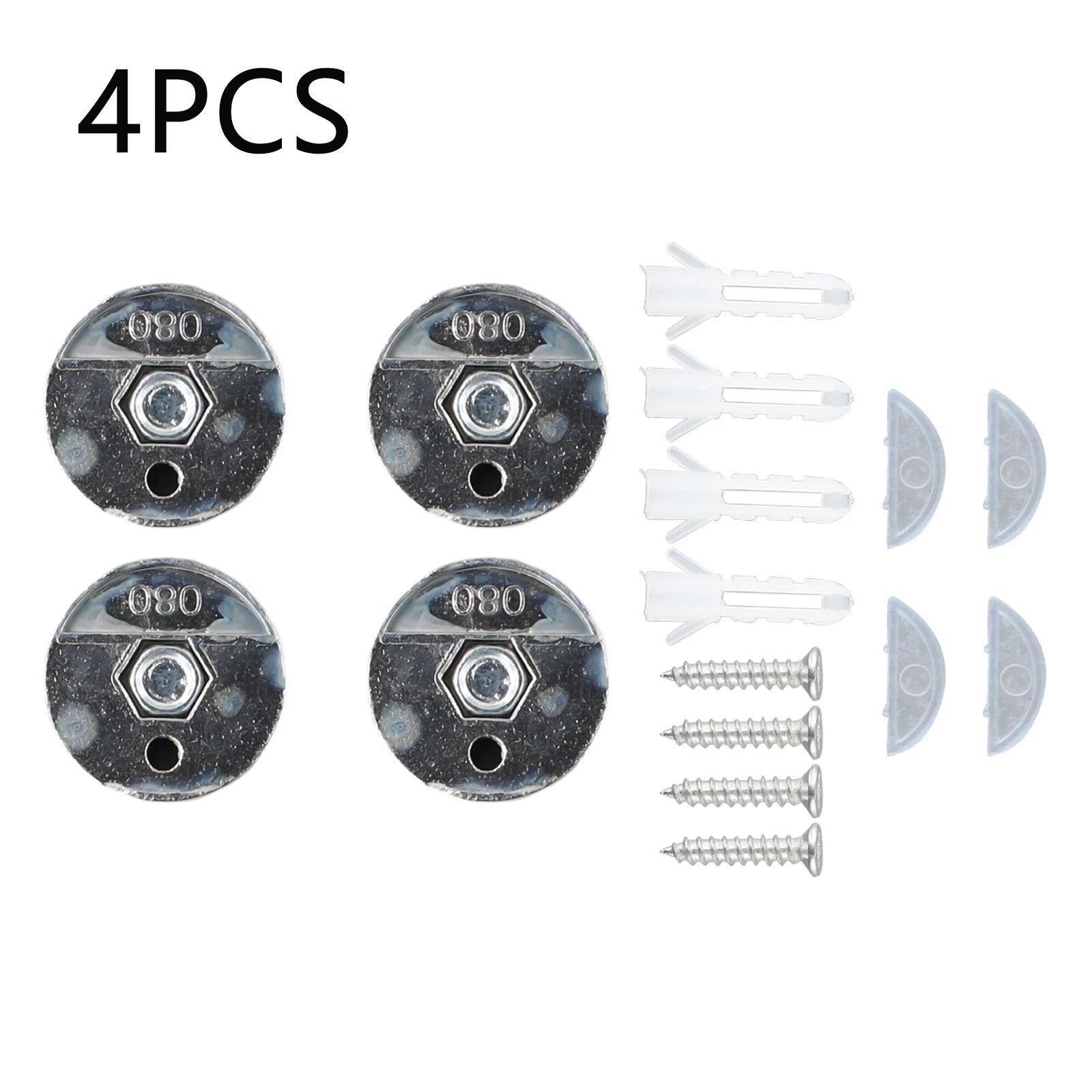 Set of 4 Mirror Clips for Dressing Tables (No Drilling Required)