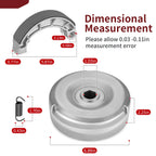 Rear Brake Drum Hub w/ Shoes Spring Set for Honda Rancher 350 400 (2000–2006)