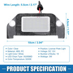 6000K White LED License Plate Light 4805846AB for Dodge Charger (2006–2014)